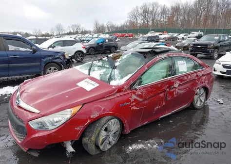 2013 Hyundai Sonata Hybrid Limited from USA, damaged, VIN KMHEC4A44DA068190